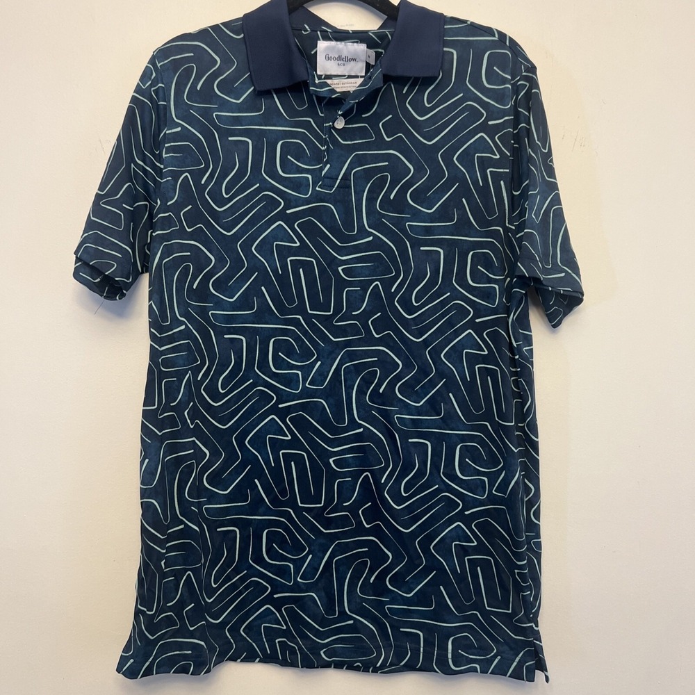 Goodfellow men's polo shirt, medium, blue NWT